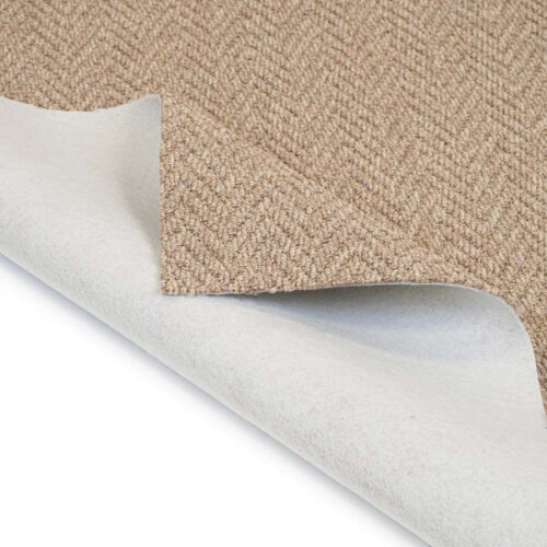 Light Beige Andero Herringbone Carpet