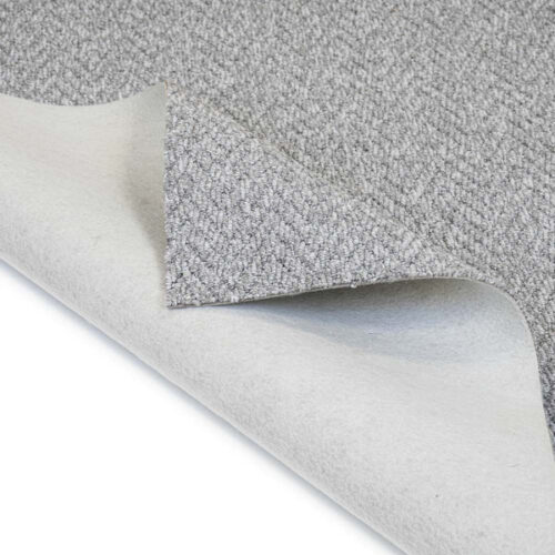 Silver Andero Herringbone Carpet Wave