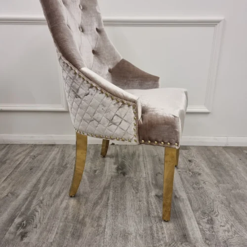 Bentley Gold Chair Beiege 2