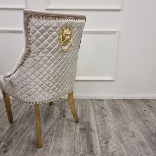 Bentley Gold Chair Beiege 3