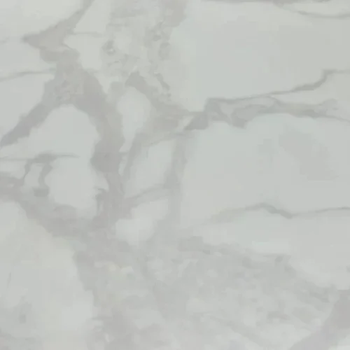 Arial 130cm Marble Round Dining Table With Shimmer Chrome Ring Knocker Chairs4