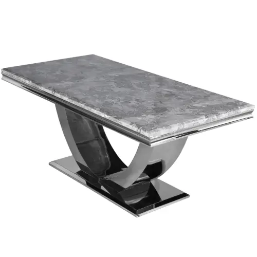 Arial Dining Table Grey Top