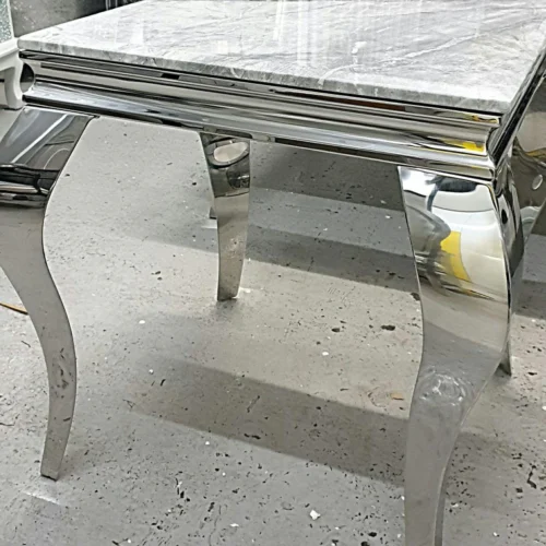 Louis Grey Marble Lamp Table1