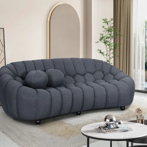 Bella Sofa 3 Seater (grey) 4