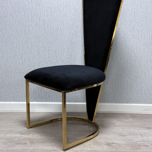 Dc2041 Vienna Black Gold Dining Chair 2 Scaled