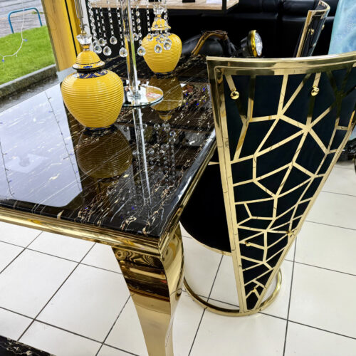 Dc2041 Vienna Black Gold Dining Chair 4 Scaled