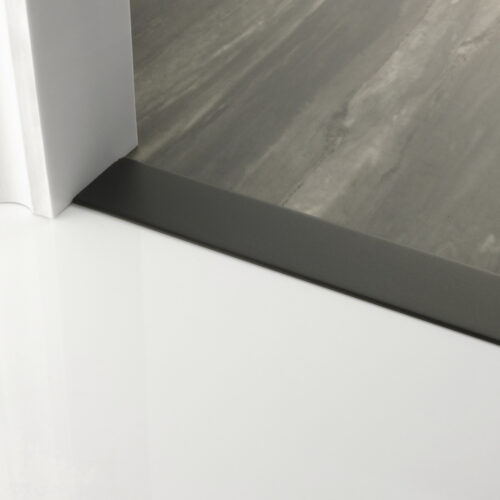 Door Bar Floating Cover 50mm Black Stair Rods