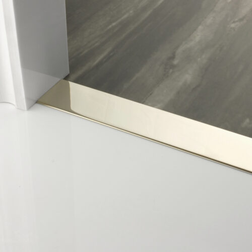 Door Bar Floating Cover 50mm Polished Nickel Stair Rods