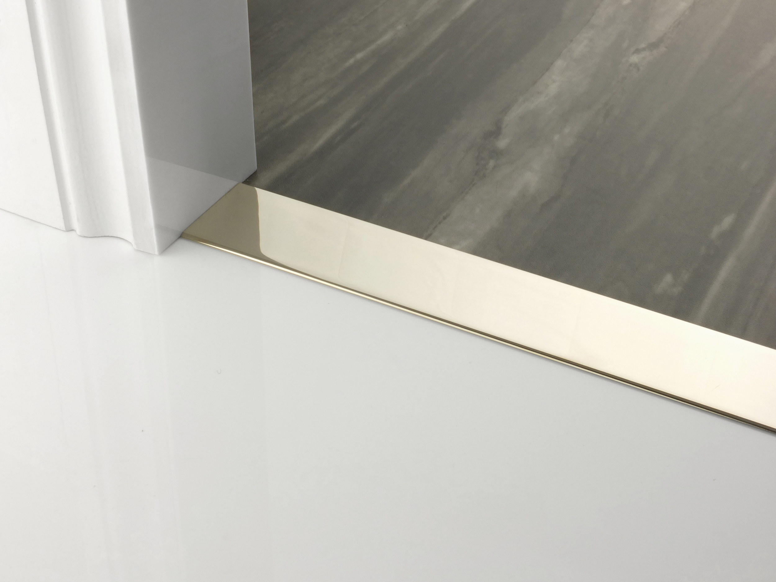 Door Bar Floating Cover 50mm Polished Nickel Stair Rods