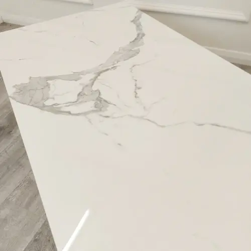 Geo Gold Coffee Table With Polar White Sintered Top 2