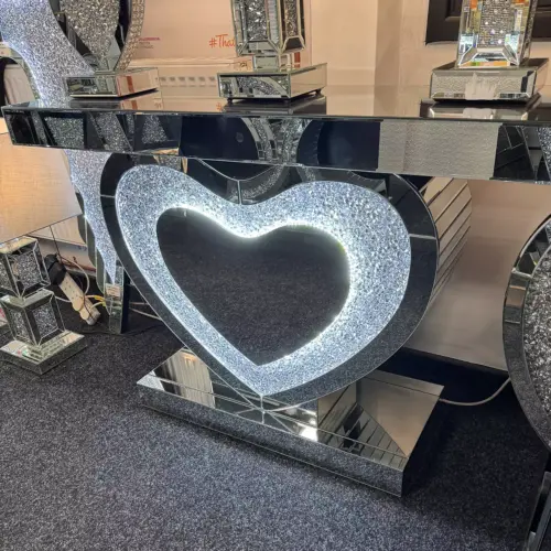 Heart Console Table (led) 7 Glow