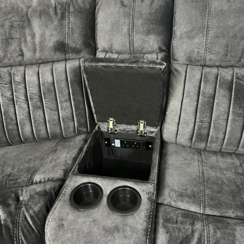 Rose Corner Sofa 05 2+2 Seat Manual:electric Recliner ( Console)