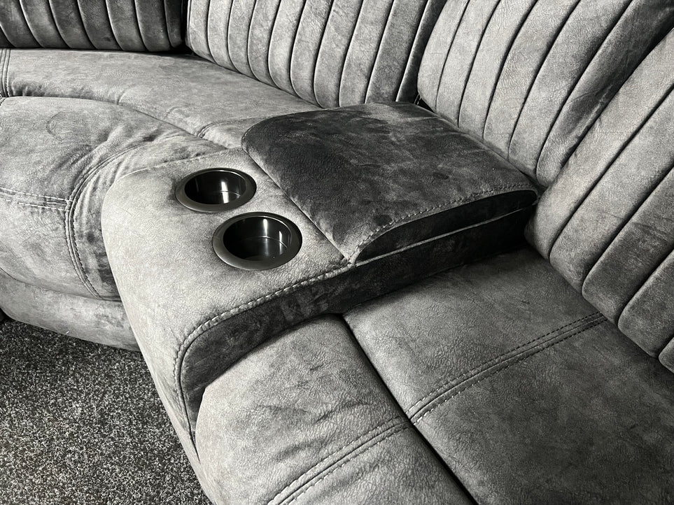 Rose Corner Sofa 05 2+2 Seat Manual:electric Recliner (optional Console)1