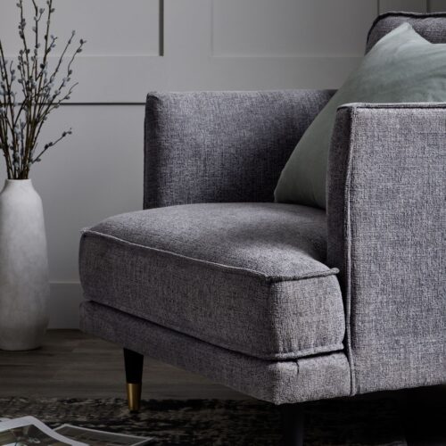 Hampton Grey Large Arm Chair 4