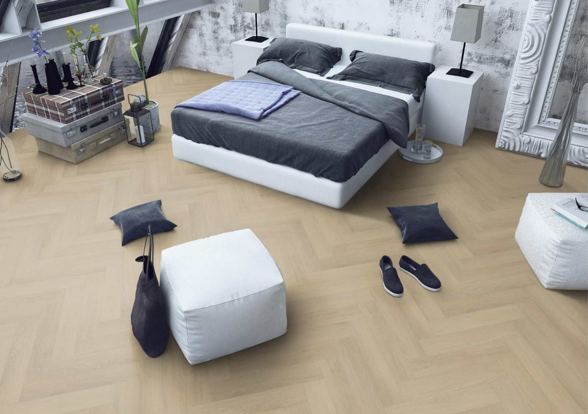 Linen Oak Herringbone 2 Lignum Core