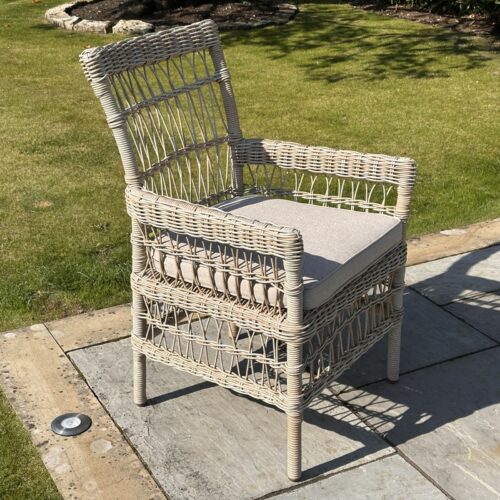 Provence Collection Outdoor Large Dining Table Chair