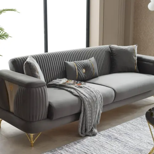 Monaco Sofa Grey3