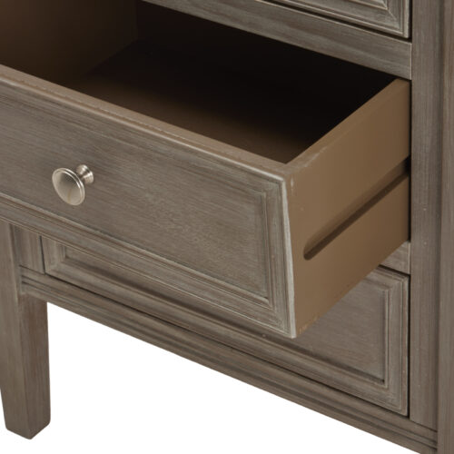 The Serene Collection Three Drawer Bedside Table product image 3