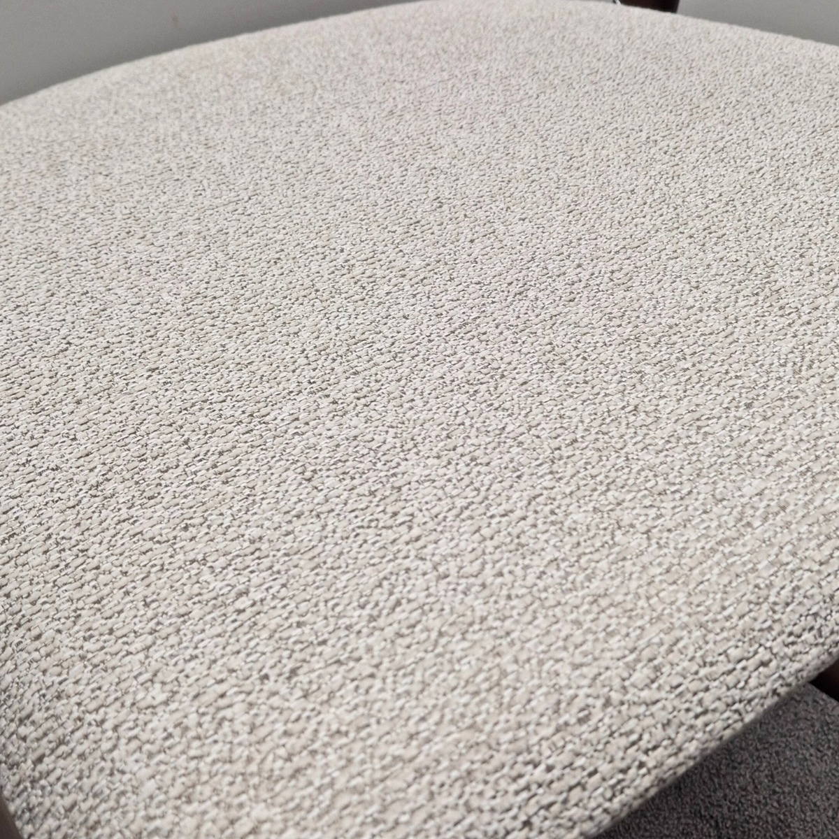 Tess Walnut Barstool in Oatmeal Boucle product image 6