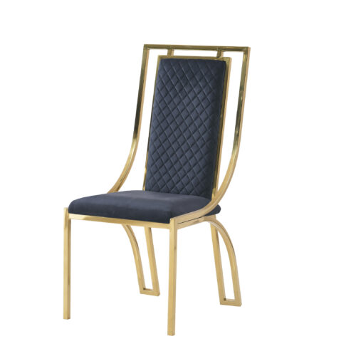 Windsor Black & Gold Dining Chair featured image