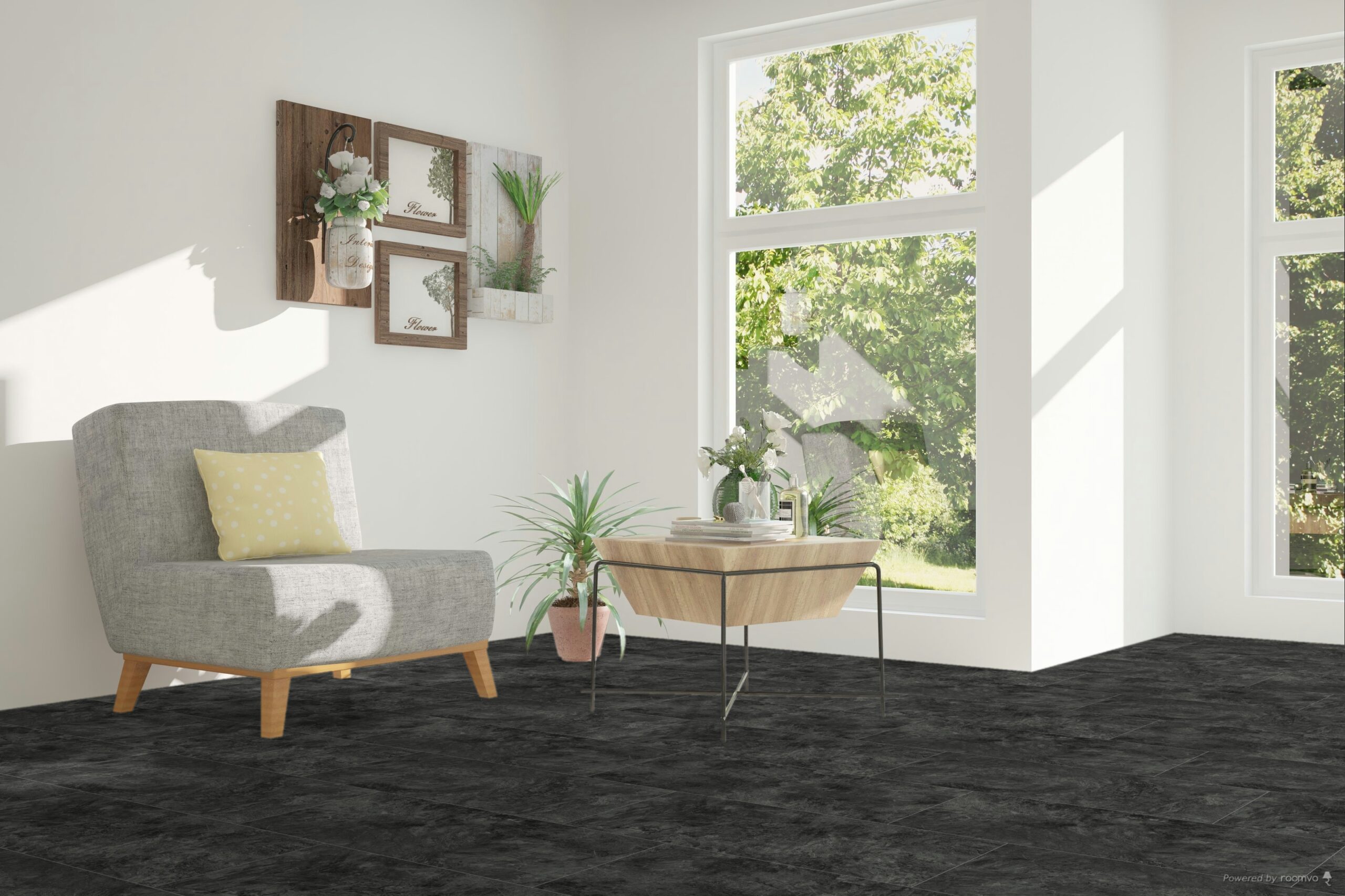 Falquon Pindos 8mm Stone Effect Laminate Flooring (High Gloss) - image 2