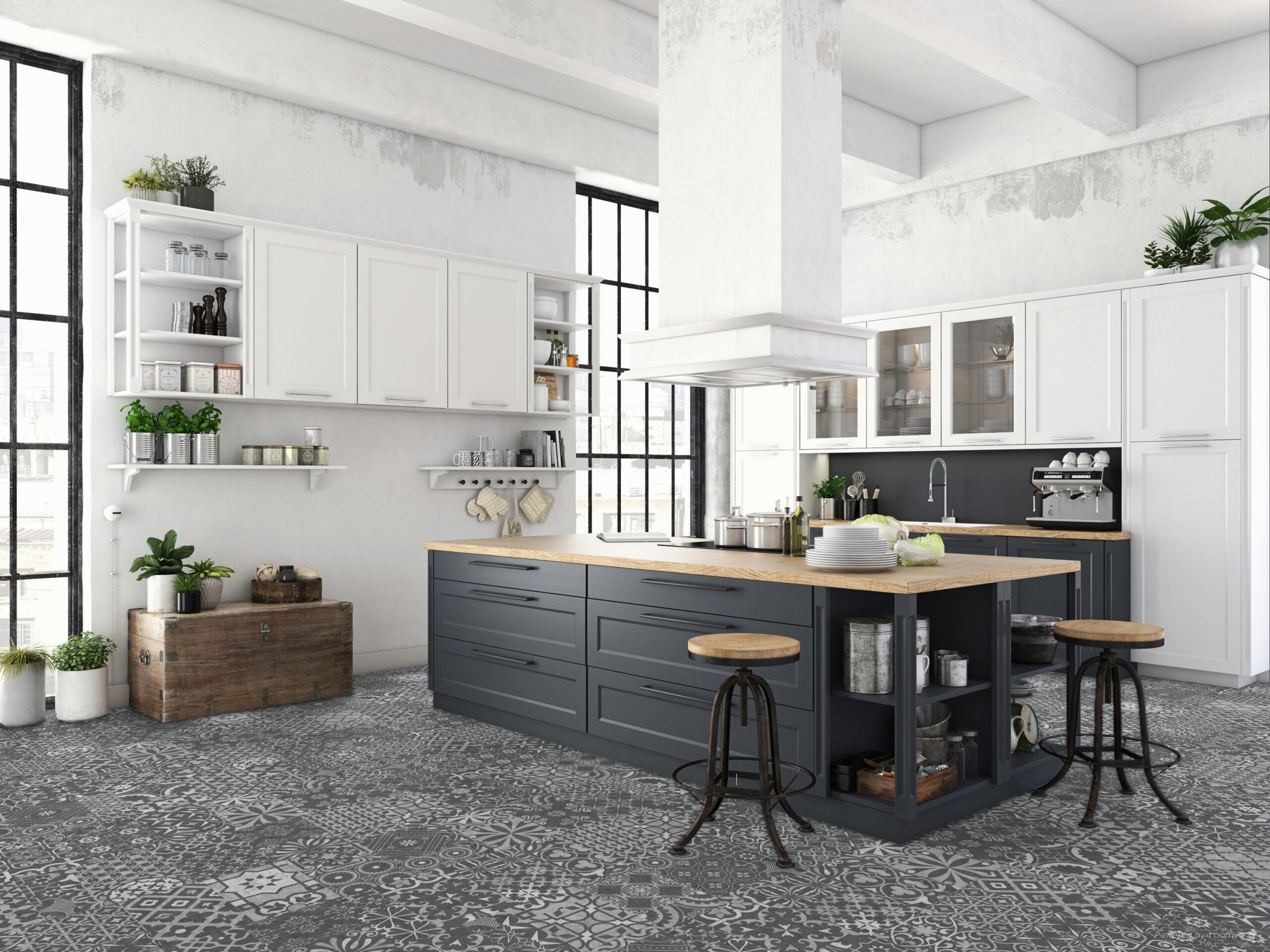 Falquon Palazzo MT 8mm Stone Effect Laminate Flooring (Matt) - image 2