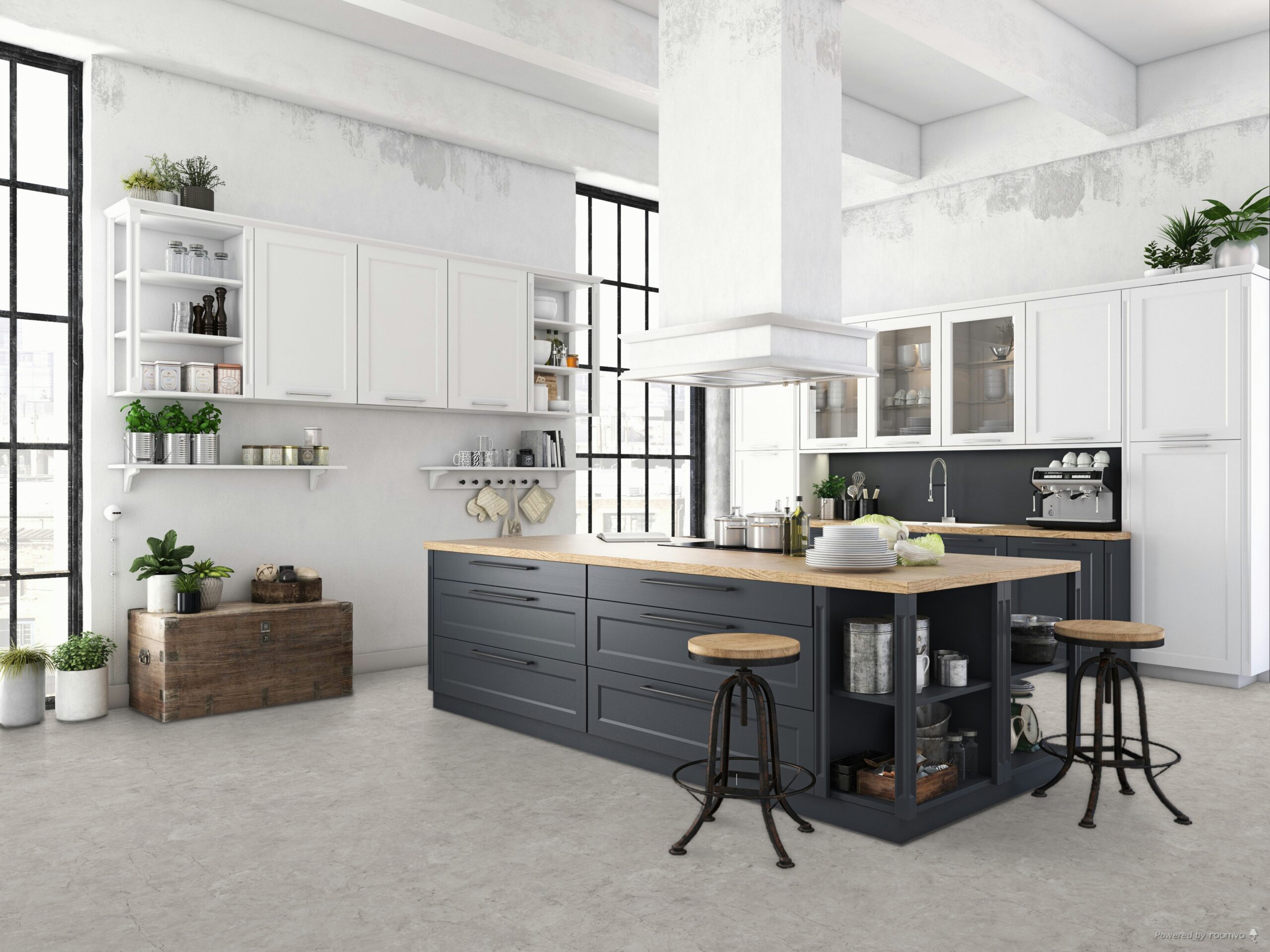 Falquon Toscano Chiaro 8mm Stone Effect Laminate Flooring (High Gloss) - image 2