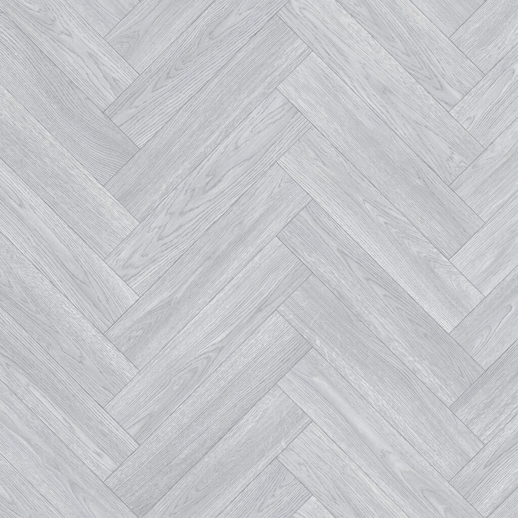 Artic Oak Herringbone Vinyl