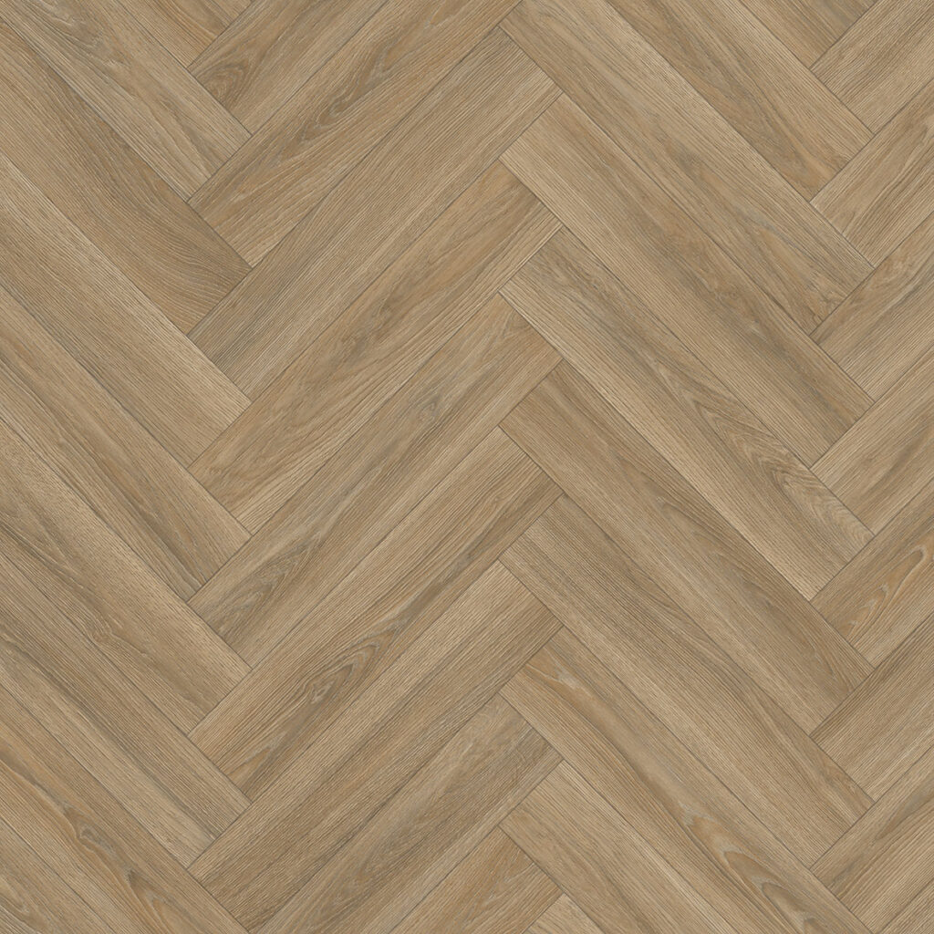Traditional Oak Herringbone Vinyl
