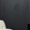 Real Wooden Acoustic Slatted Wall Panels - Light Oak - 240cm x 60cm (4 pack) product image 7