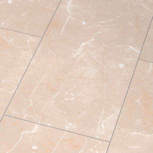 Falquon Botticino Light 8mm Stone Effect Laminate Flooring (High Gloss) - image 1