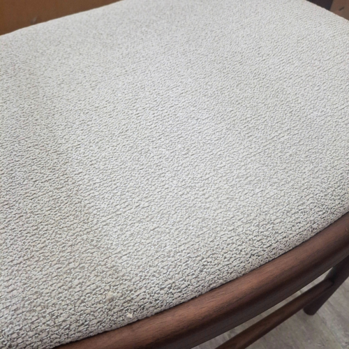 Fern Walnut Barstool in Oatmeal Boucle product image 6