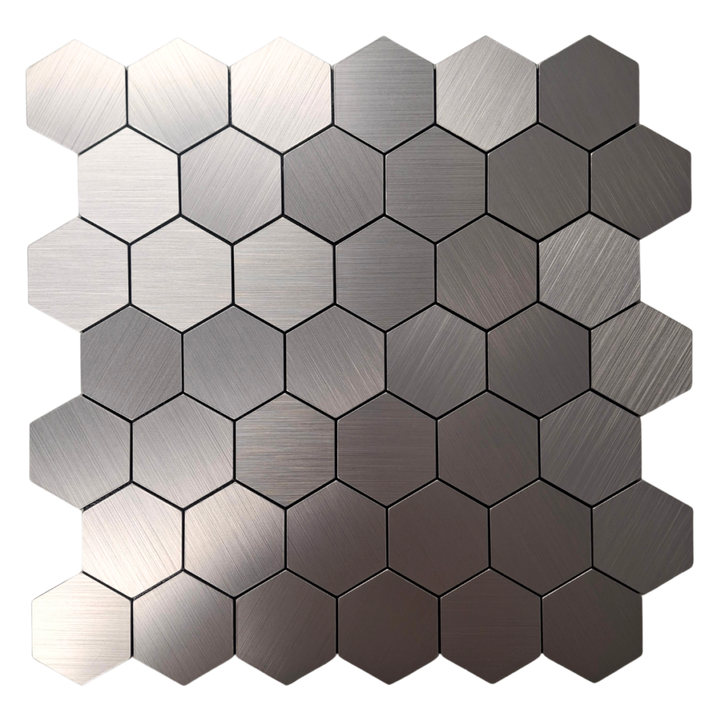 Self Adhesive 3D Mosaic Wall Tiles – Hexagon – 30cm x 30cm (10 pack)