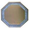 Octagon mirror with crushed diamond border