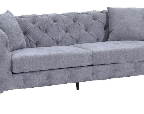Paris grey Chesterfield sofa, 3-seater
