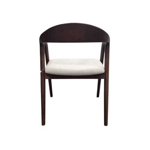 Tess Walnut Dining Chair in Oatmeal Boucle - Box of 2 product image 3