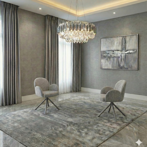 Gstaad Grey Extendable Stone Dining Table product image 4