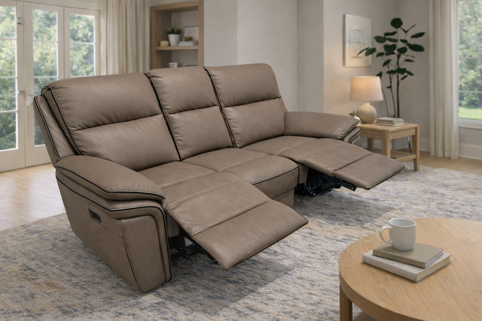 Montana Brown Recliner Sofa