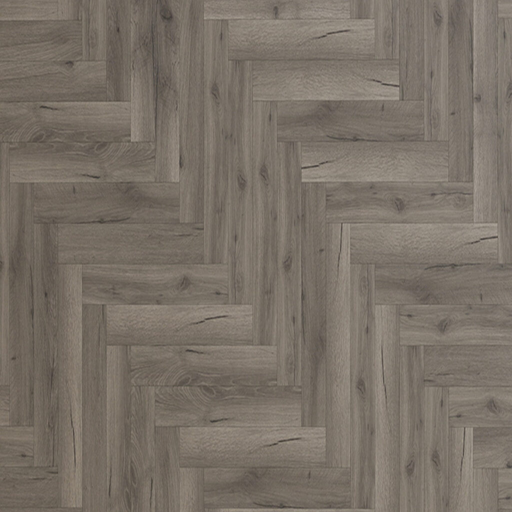 Aurino Aspen Herringbone Dark Grey Oak