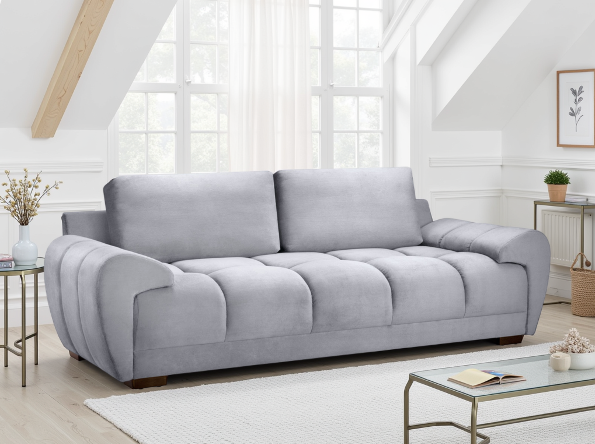 Azzuro Grey Sofa