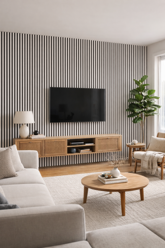 Acoustic Slatted Wall Panels – Luxe Finish – White – 240cm x 60cm (4 pack)