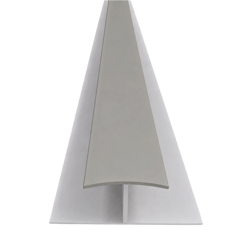 PVC Ceiling Panel Connect Strip – Light Grey – 290cm (Pack of 10)