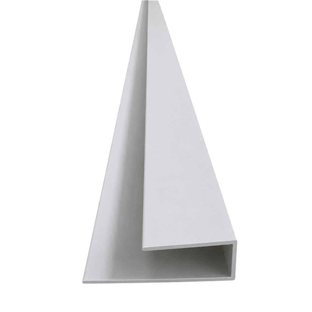 PVC Ceiling Panel End Strip – White – 290cm (Pack of 10)