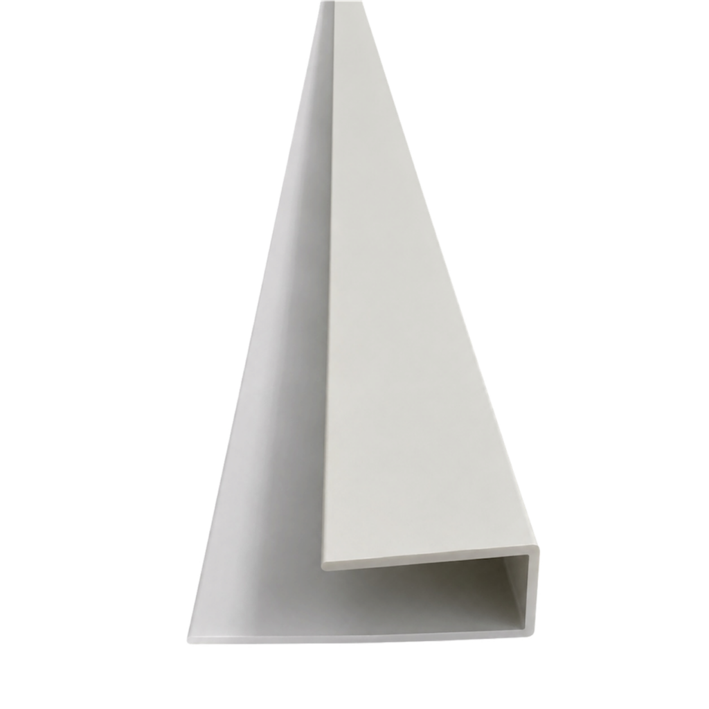 PVC Ceiling Panel End Strip – Cream – 290cm (Pack of 10)