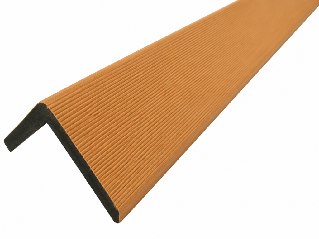 Composite Decking & Cladding Edge Trim – Oak – 290cm (Pack of 10)