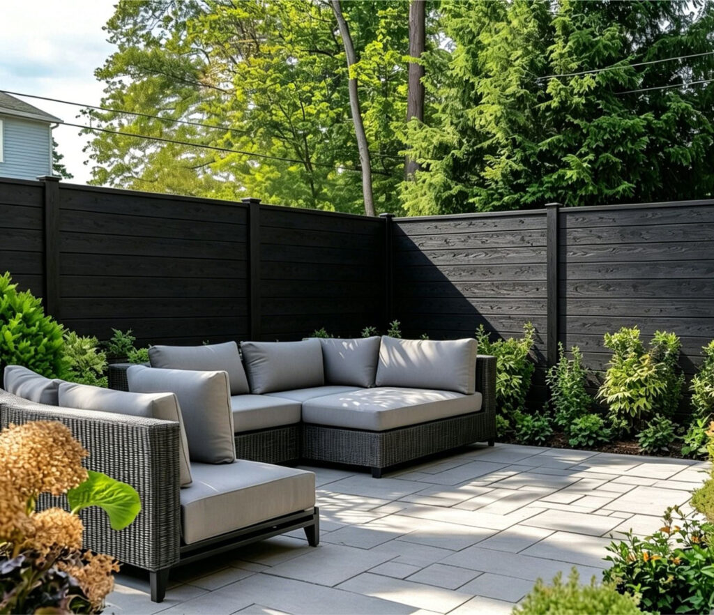 Composite Fence Boards – Black – 180cm x 15cm (Pack of 6)