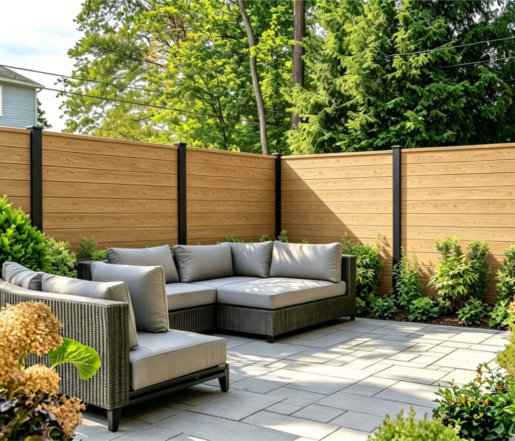 Composite Fence Boards – Oak – 180cm x 15cm (Pack of 6)