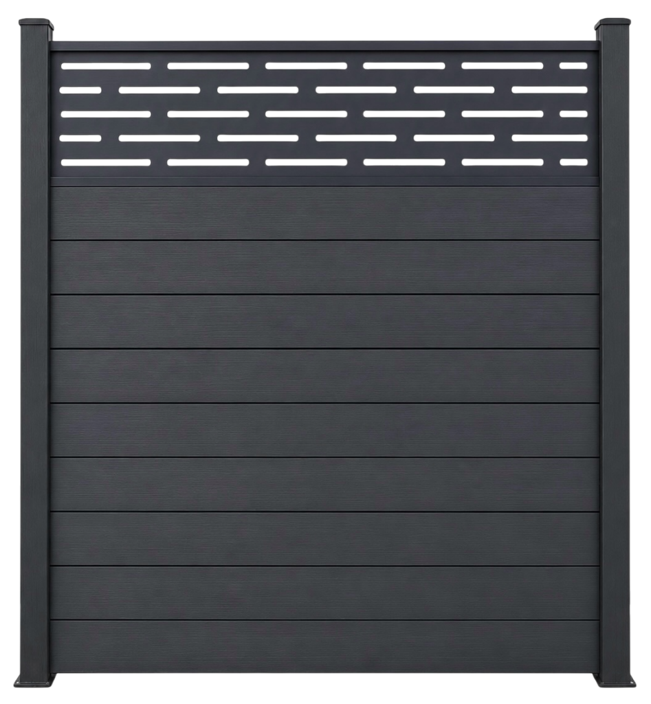 Composite Fence Lattice Topper – Strips Design