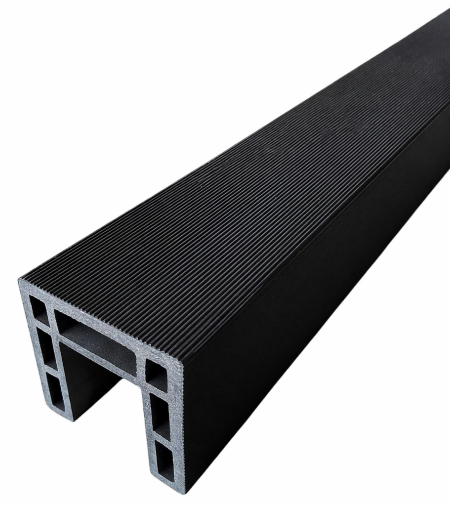 Composite Fence Trim – Black – 180cm (Pack of 4)