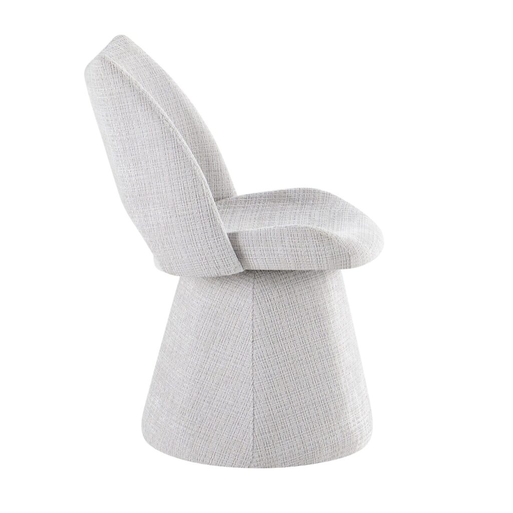 Maryland Grey 360 Swivel Dining Chair (Set of 2)